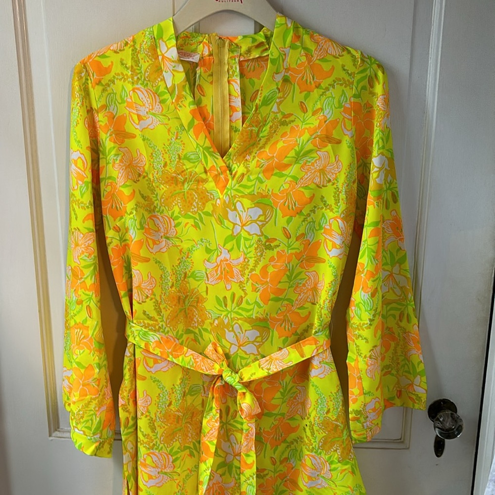 Lilly Pulitzer Vintage The Lilly Floral Print Pant Suit